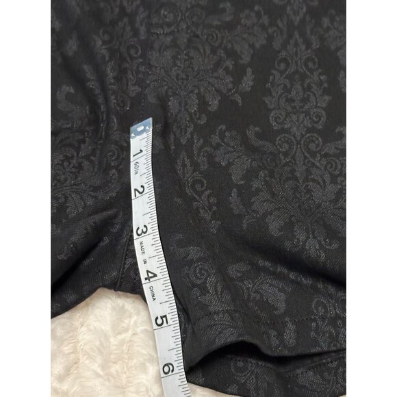 Faded Glory Black Slim Fit Shorts Polyester Cotton Blend Women's Size M (8-10) - Picture 6 of 11